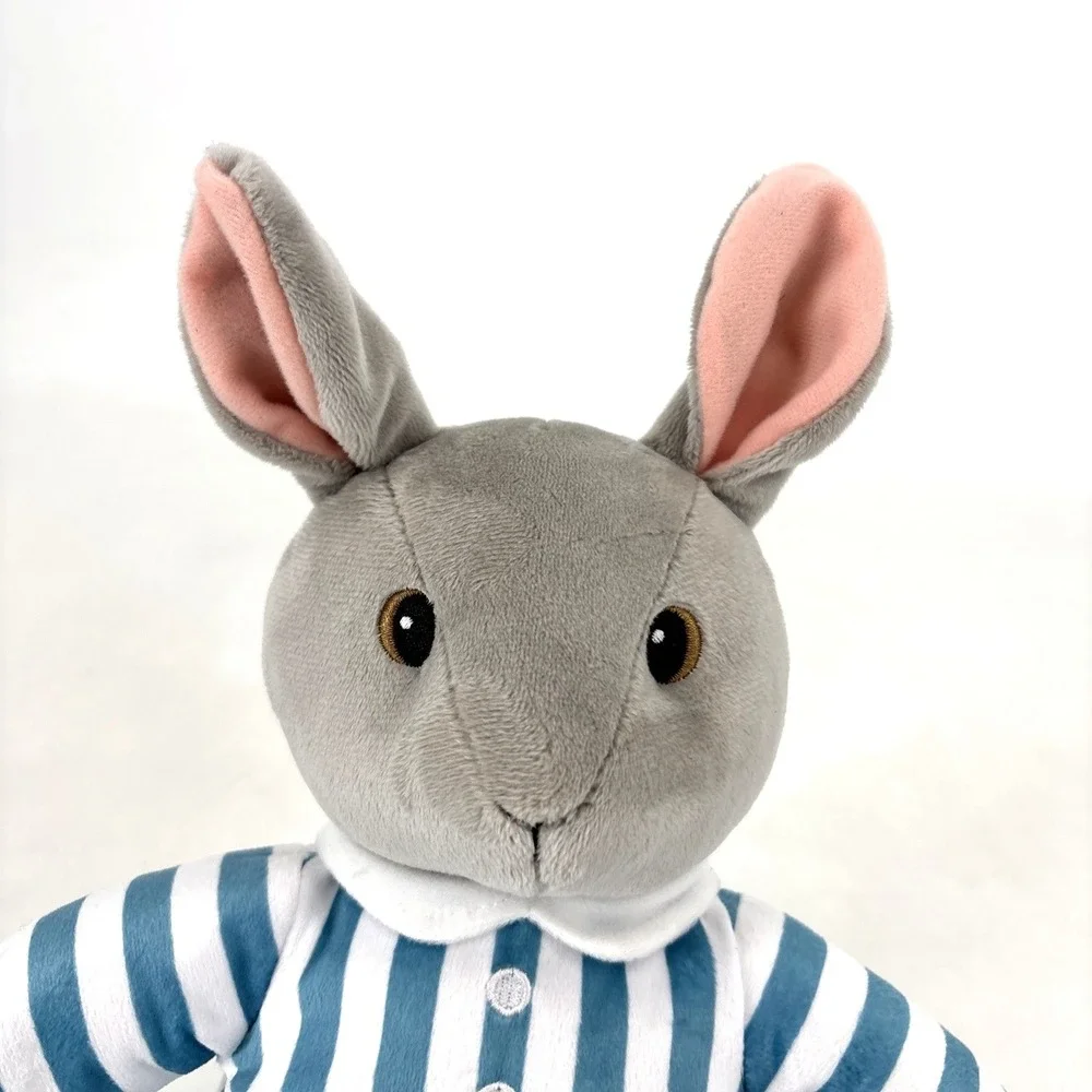 Kohls Cares Plush Bunny Rabbit‎ Goodnight Moon Gray Stuffed Animal Soft Toy 15